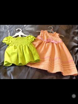 Girl's 3t dressused one time like new condition and blouse 24mos new no tags
