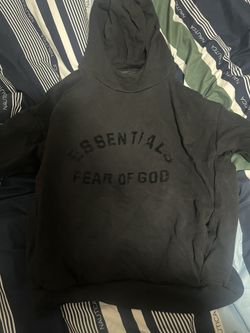 Black Essientals Hoodie 