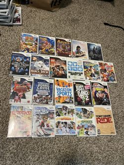 Over 30 Wii Games (SOLD SEPARATELY) Or BUNDLED With Console Purchase!  