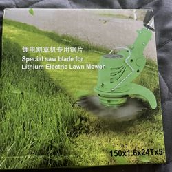 NEW Saw Blade For lithium Electric Lawn Mower
