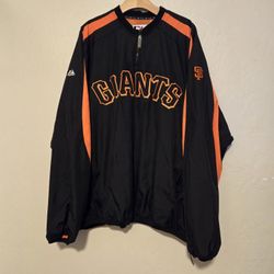 Vintage Majestic Pullover San Francisco Giants Jacket