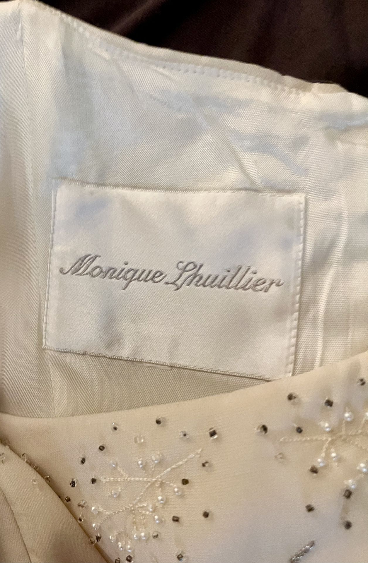 Vintage Monique Lhuillier Wedding Dress