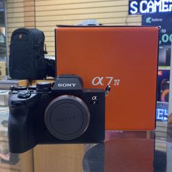 Sony a7 iV. Open box