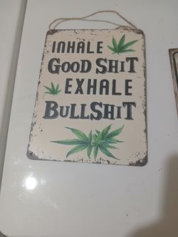 Cool funny smokeing wood signs