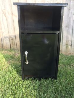 Black cabinet