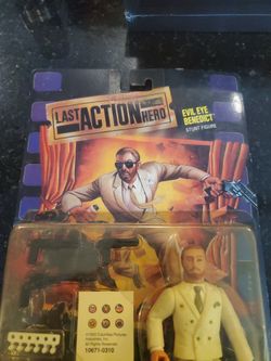 1993 Mattel Last Action Hero Evil Eye Benedict Stunt Figure