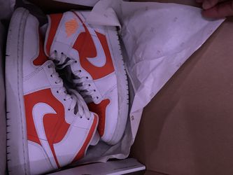 Nike Air Jordan 1 Mid SE Bright Citrus Orange White