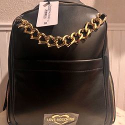 Love Moschino black backpack