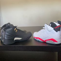 Jordan 6s And 12s Size 10
