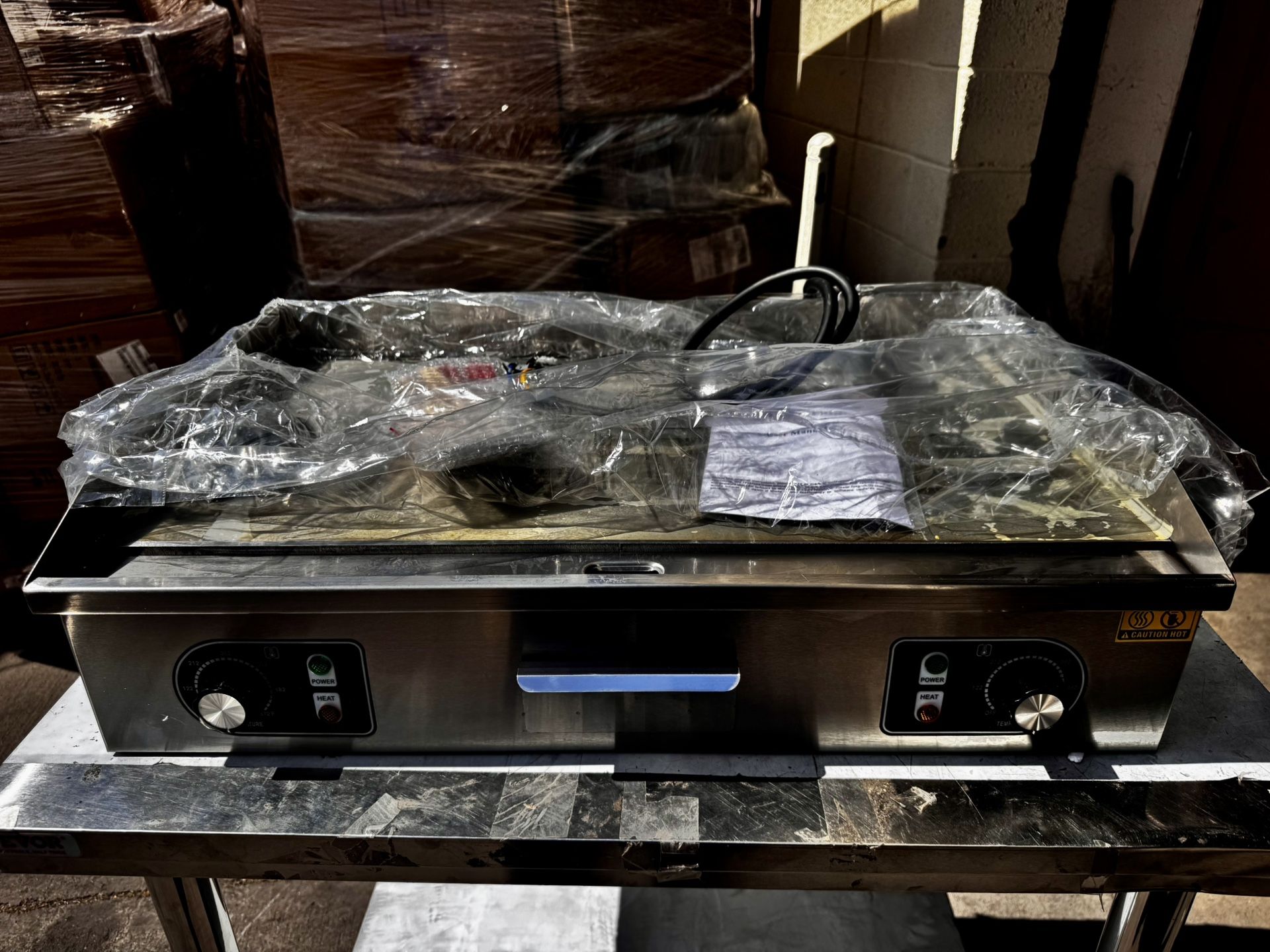 Commercial Electric Griddle, 3000W Electric Countertop Griddle