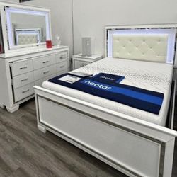 New 4pc Bedroom Set In Box Buy Now Pay Later $39 Down No Credit Needed