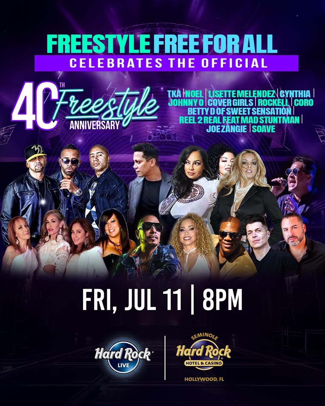 Freestyle Free For All  Friday, July 11th! Live At The Hard Rock Guitar 🎸 