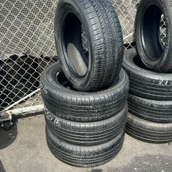 215/60/16 Hankook Set Of 4 Tires 95% life Installed And Balanced Set De 4 Llantas Como Nuevas Instaladas Y Balanceadas