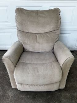 Cream color recliner