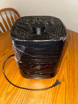 Black Air Fryer with Timer Dial (4Qts)