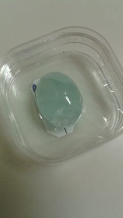 Natural santa maria aquamarine stone