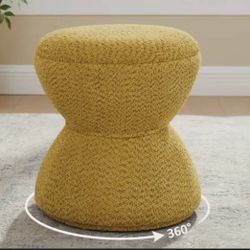 Wrought Studio Kadezha Upholstered Swivel Ottoman