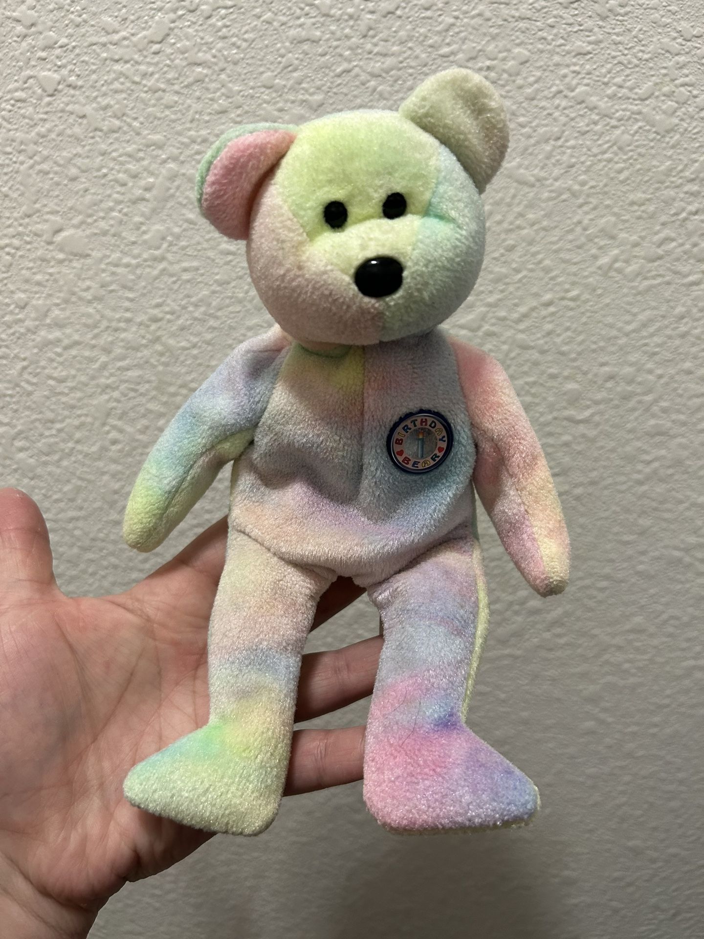 Vintage Birthday Beanie Baby Rainbow