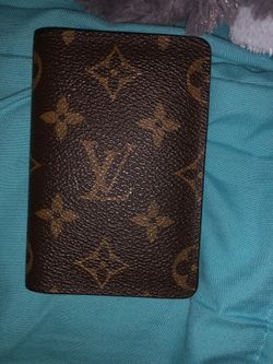 LV Brown Canvas Pocket Wallet