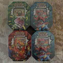 Pokemon Ascended Heroes Tins Lot Of 4