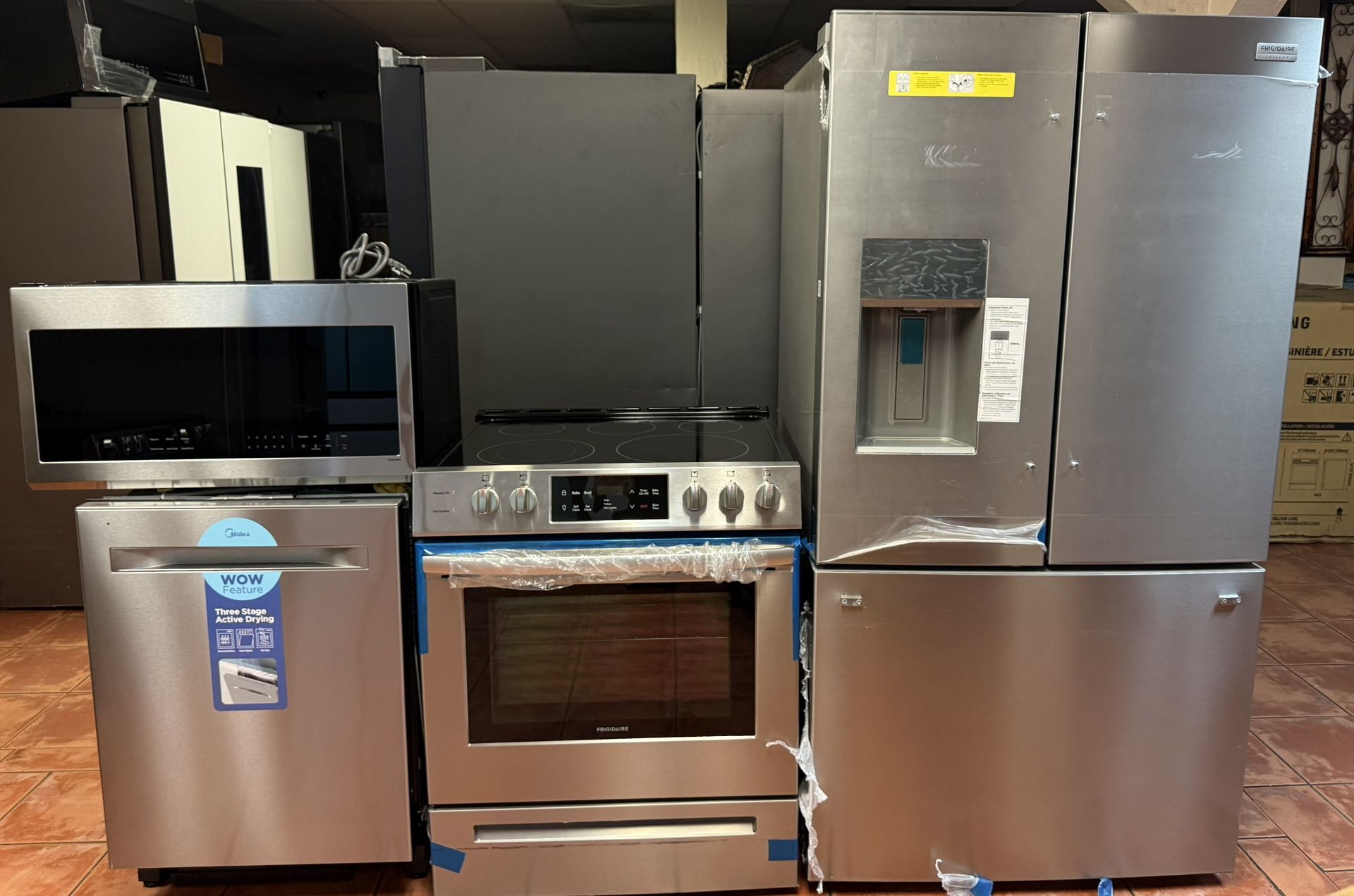 Stainless Steel Appliances Package 