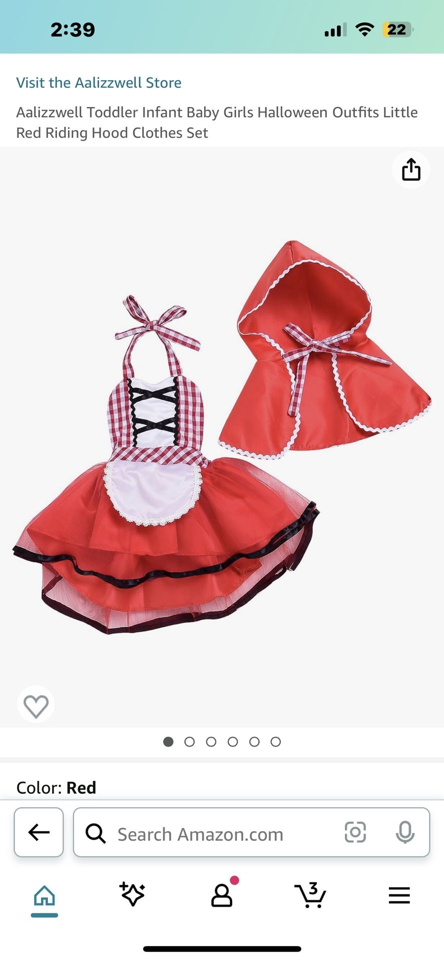 little red riding hood costume