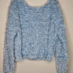 Blush Women's Fashionable Blue Sweater 