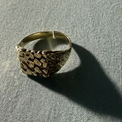 10k gold nugget ring