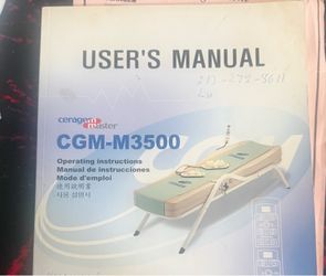 CERAGEM master massage Bed