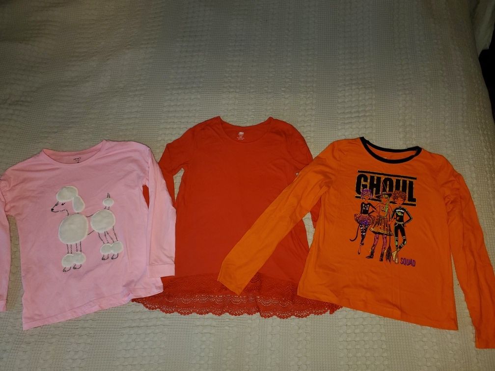 (3) Piece Girls shirt lot sz 14

