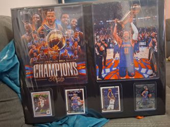 New York Knicks card frame collection
