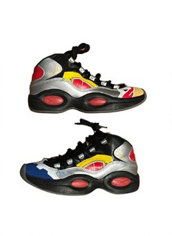 Power Rangers x Reebok Question Mid "Megazord Battle Mode!" GY0589 - Kids Size 3