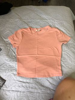 Pink crop top