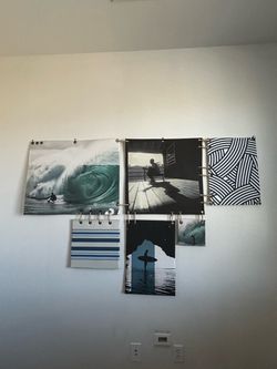 Pottery Barn Teen Surfer Wall Art Decor
