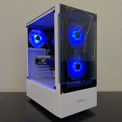 FAST Midrange Intel ARC Gaming PC Computer (Ryzen 5 5500, Intel ARC A380 = GTX 1660, 16GB RAM, 1TB NVMe + 1TB HDD)