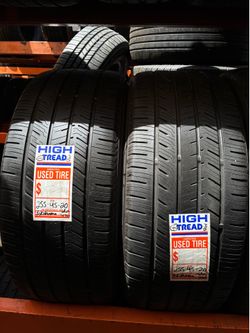 2 Yokohama Used Tires 255/45/20