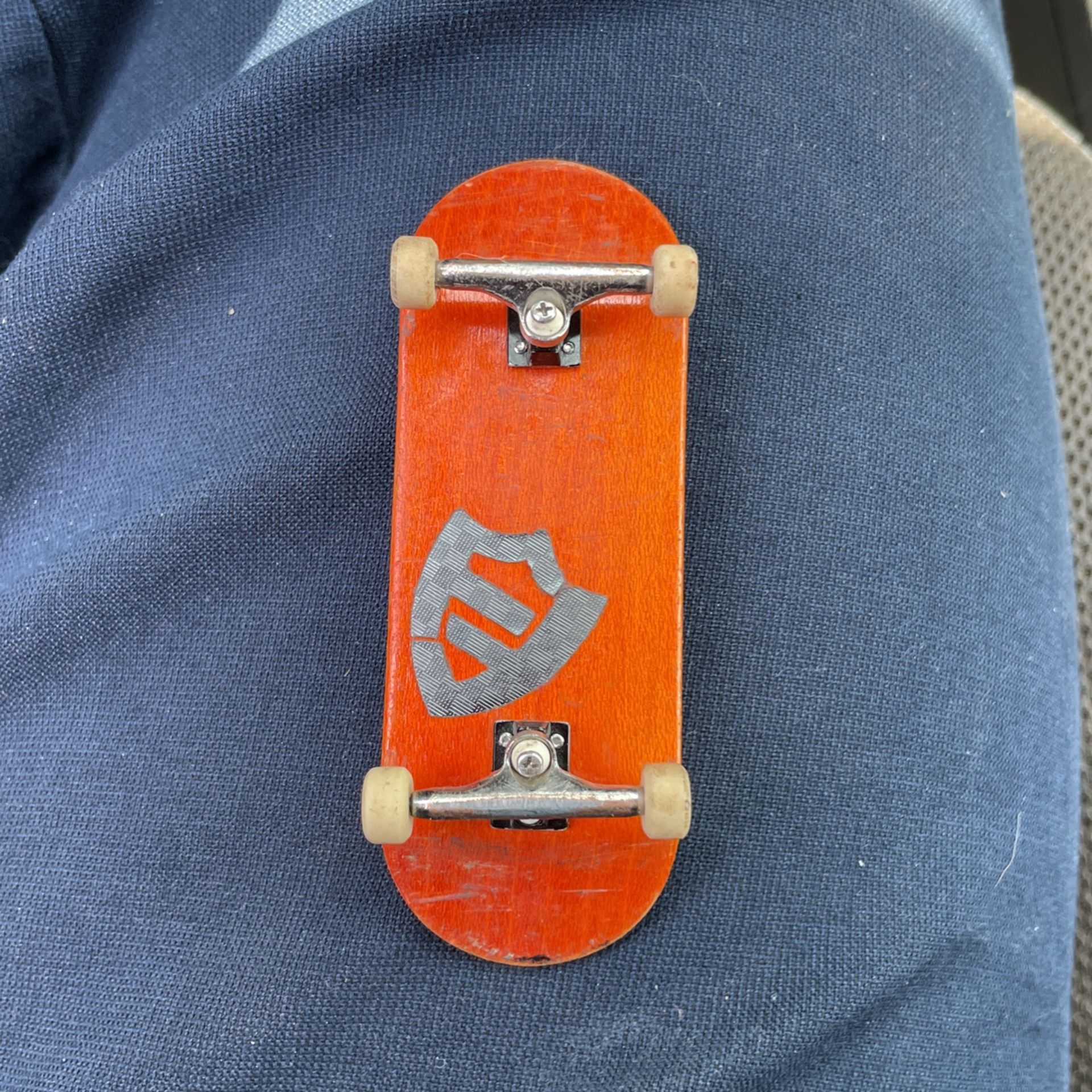 Flatface - Yellow G16 Deck (33.6mm) | Skull Fingerboards