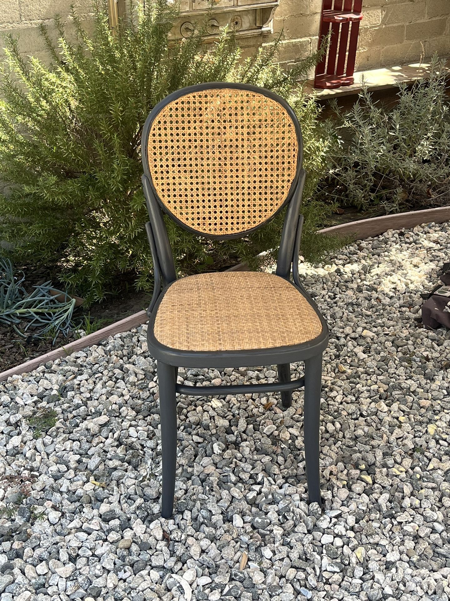 Bentwood cane chair, dining room chair