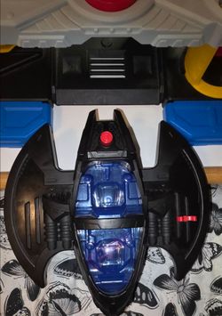 🦇 Imaginext DC Super Friends Ultimate Headquarters + Batwing – Works Great!