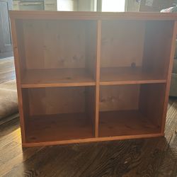Wood Book Shelf/cubby 