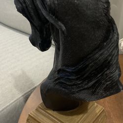 Equestrian Horse Head Statue 11 1/2in