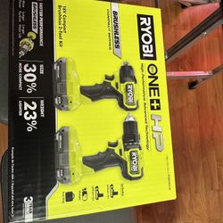 Ryobi one+ HP drill set - $130
