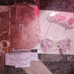 Little Miss Threenager Party Supplies 
