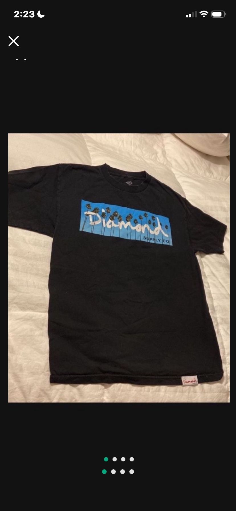 Like New Diamond Supply Graphic Medium Shirt