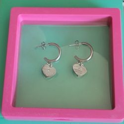 White Gold Plated Earrings