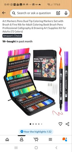 Dual Tip painting markers TOSHARE