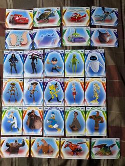 2026 Topps Disney Neon Base Cards Lot of 27 (NO DUPLICATES)