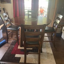 Solid Wood Dining Room Table