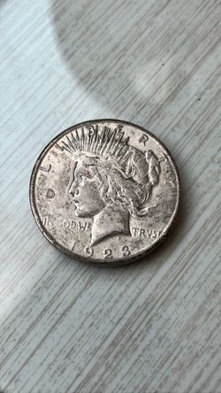 1922 U. S peace dollar coin