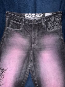 Zumiez Graphic Denim Jeans with Tags